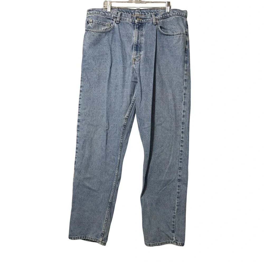Polo Jeans Co Ralph Lauren Mens Jeans Blue 40x34 Relaxed Fit High Rise Denim